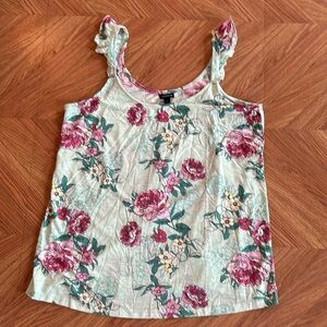 Torrid ruffle sleeved tank top